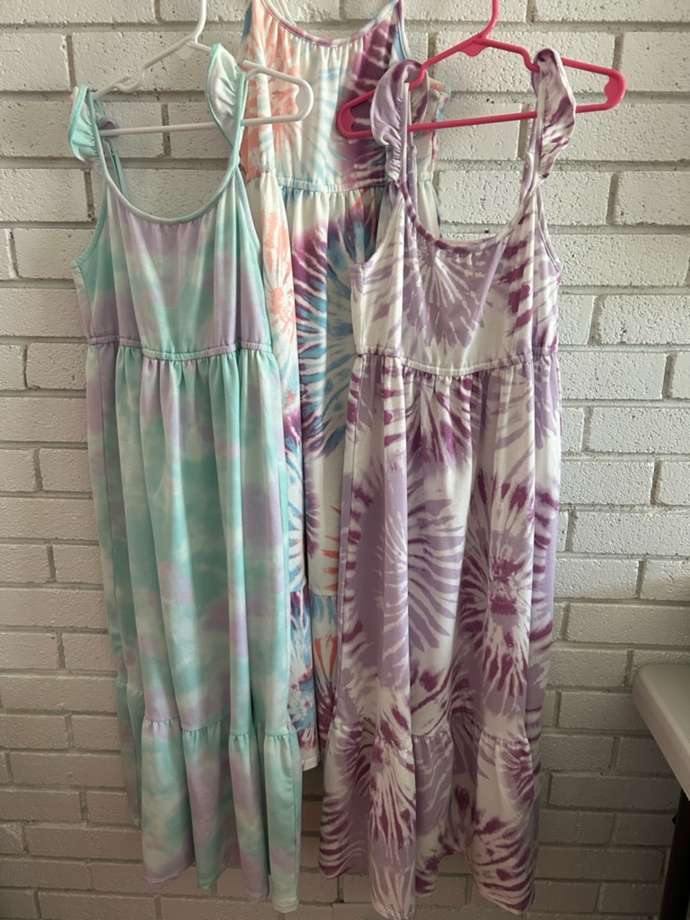 Summer 3 Girls' Tie-Dye Casual Maxi Dress pet/smoke free home. Open to offers